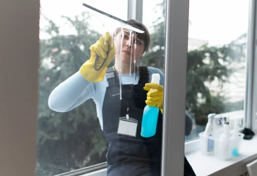 Nettoyage de vitres intérieures et extérieures à Lesperon